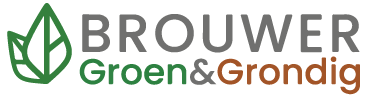 Logo brouwer groen en grondig